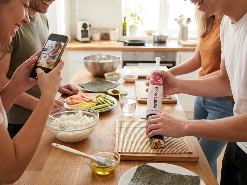 Why Is the Sushi Push Pop Tube So Popular on Social Media? 4 Custom Sushi Push Pop Tube