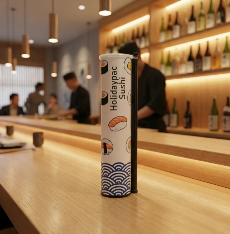 How Suka Sushi Push Pop Tube Packaging Increases Sushi Restaurant Sales? 1 Custom Sushi Push Pop Tube